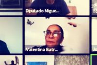 Diputada deja foto y se va de la sesión