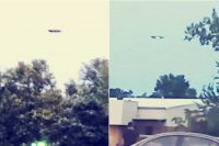 Ovni en el cielo de Nueva Jersey