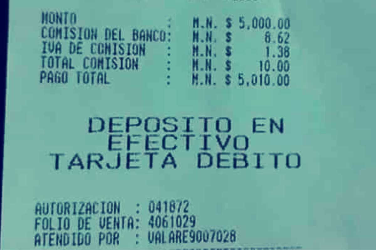 Le depositan por error $5000 y los regresa a su dueño