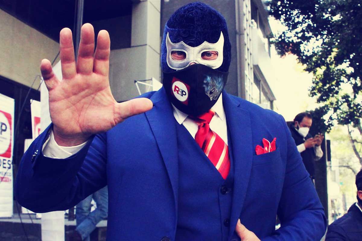 Blue Demon Jr. no se quitará la máscara de ganar las elecciones