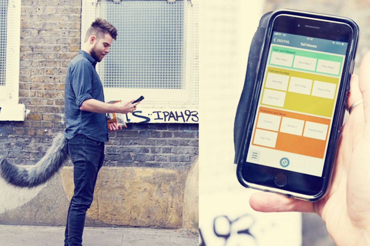 Cola animatrónica para expresar tus emociones