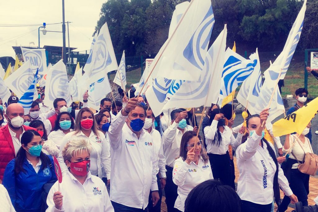 Humberto Aguilar en Campaña