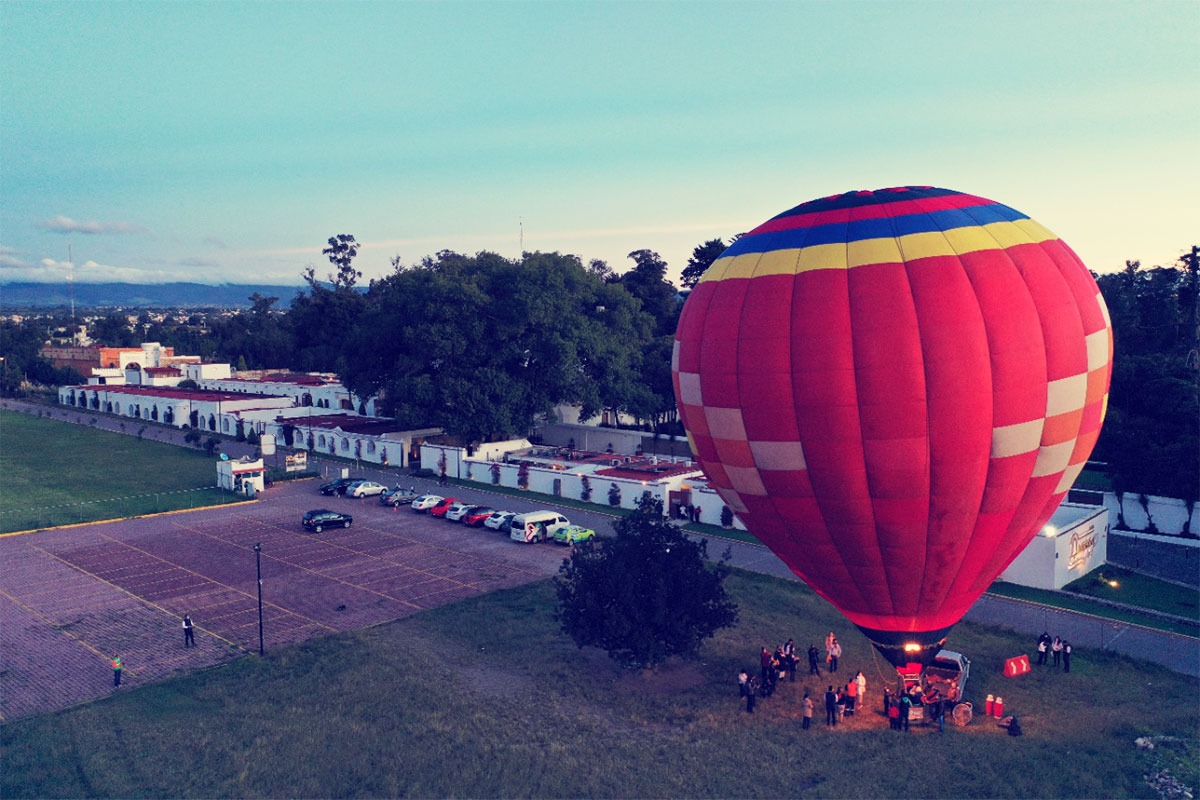 Hotel Misión Grand ofrecerá vuelo en globo en Chautla Globo aerostático en Chautla