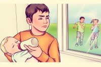 Niños y adolescentes que ejercen como padres