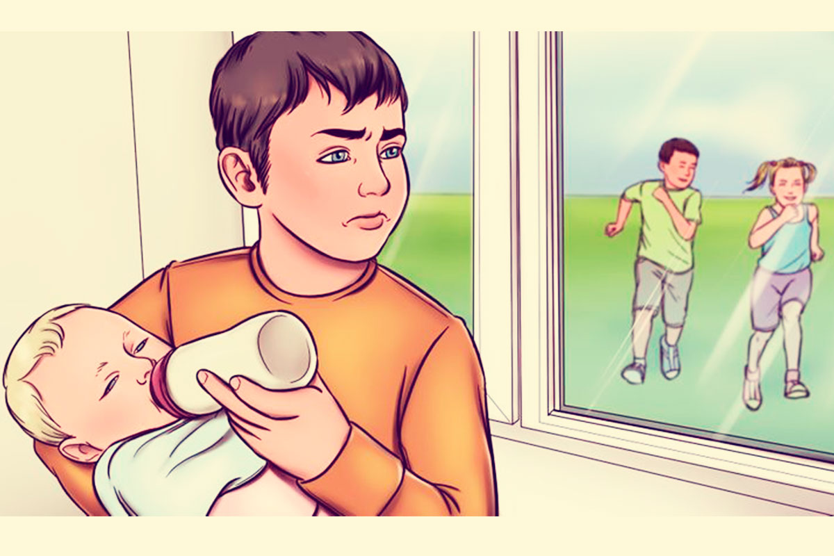 Niños y adolescentes que ejercen como padres