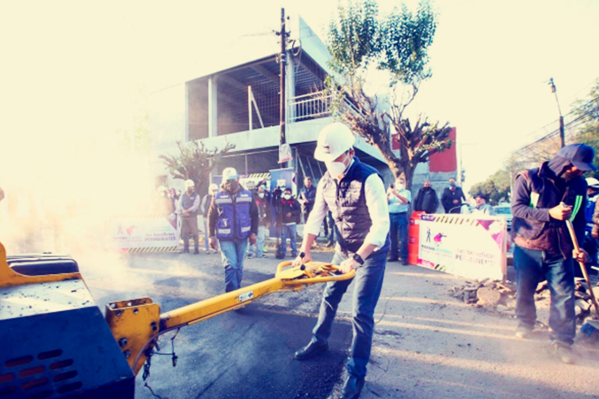Inicia Ayuntamiento plan de bacheo en Puebla