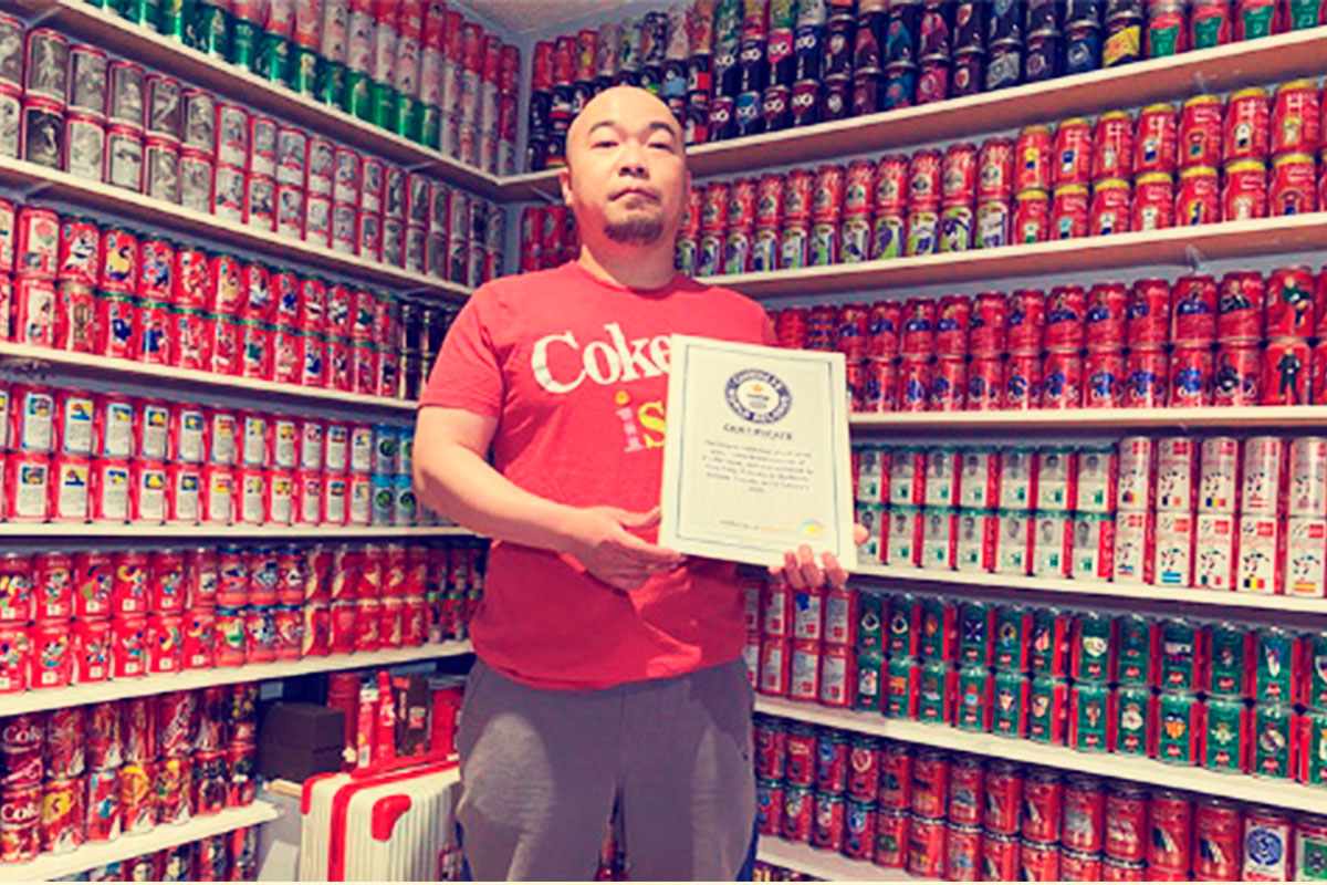 Coleccionista de latas de refresco