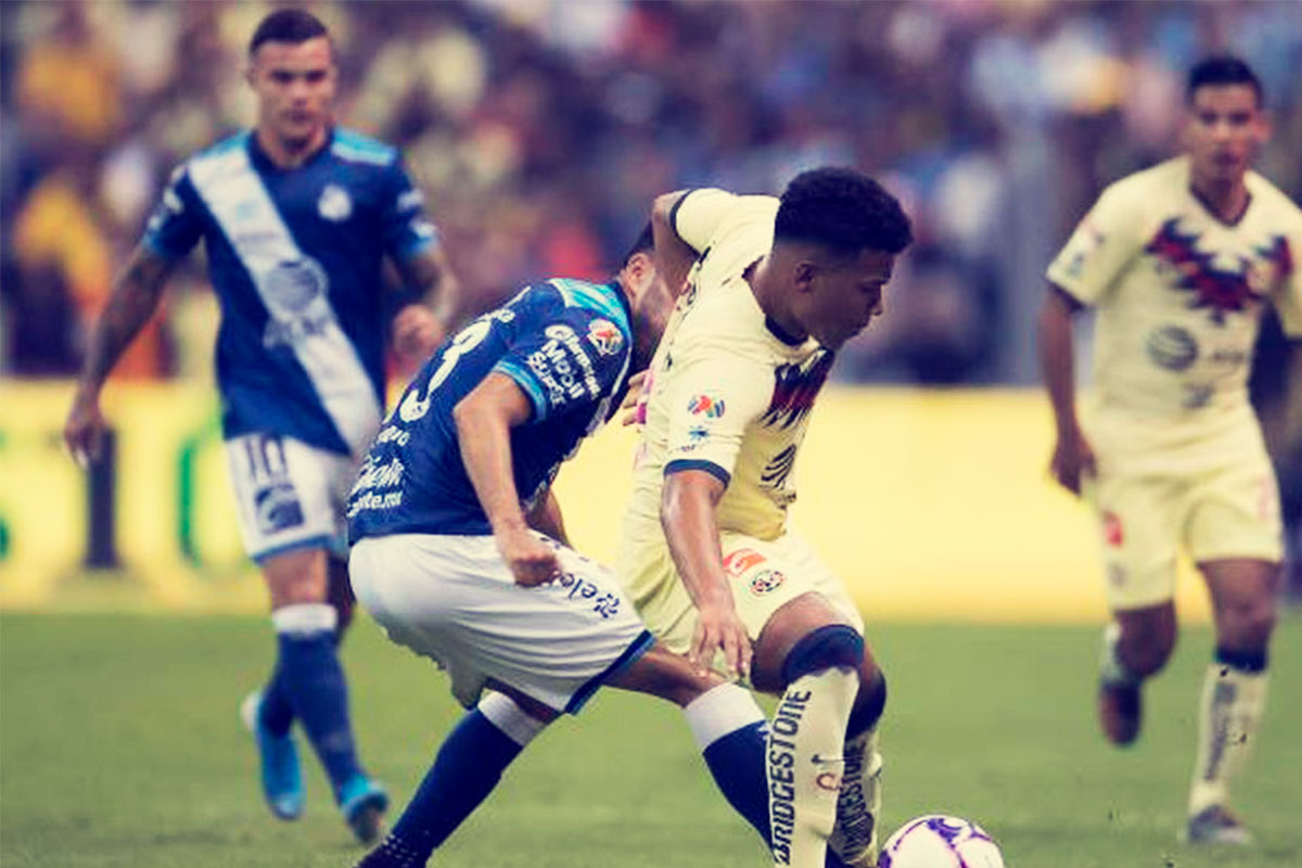 Autobuses el partido Puebla VS América