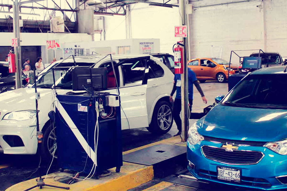 Instalación de centros de verificación en Puebla