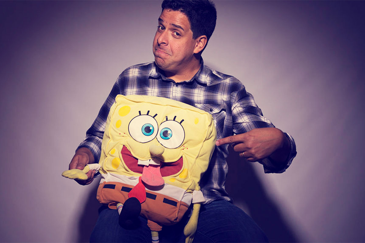 Luis Carreño es la voz de Bob Esponja