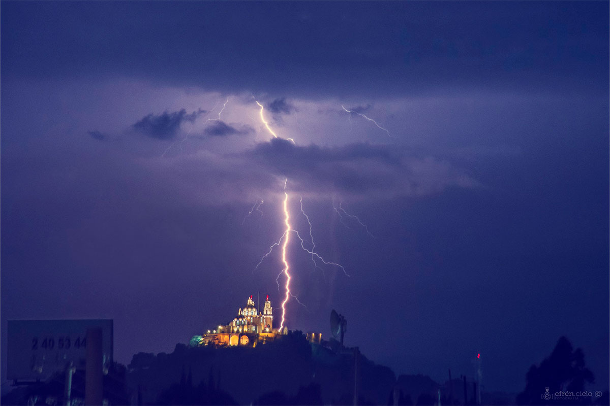 Estragos de la tormenta en Puebla