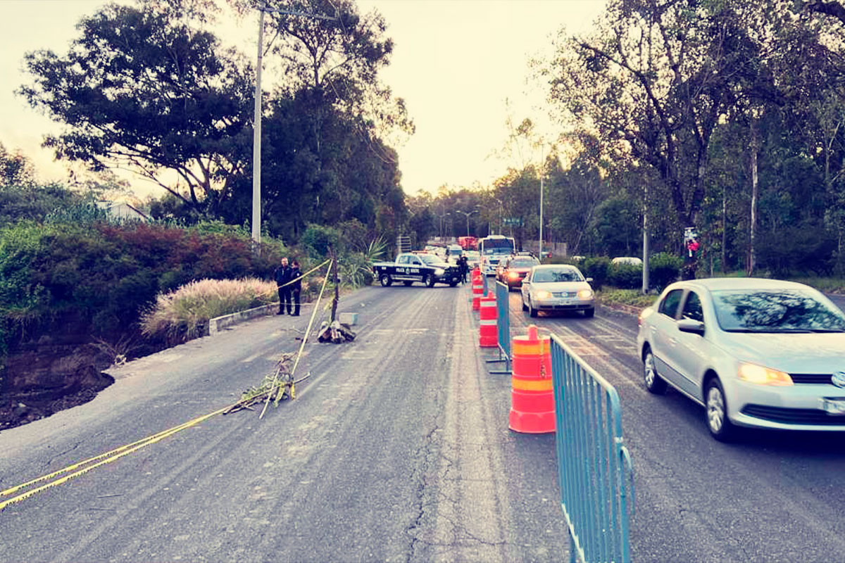 Hundimiento Bulevar Vicente Suárez