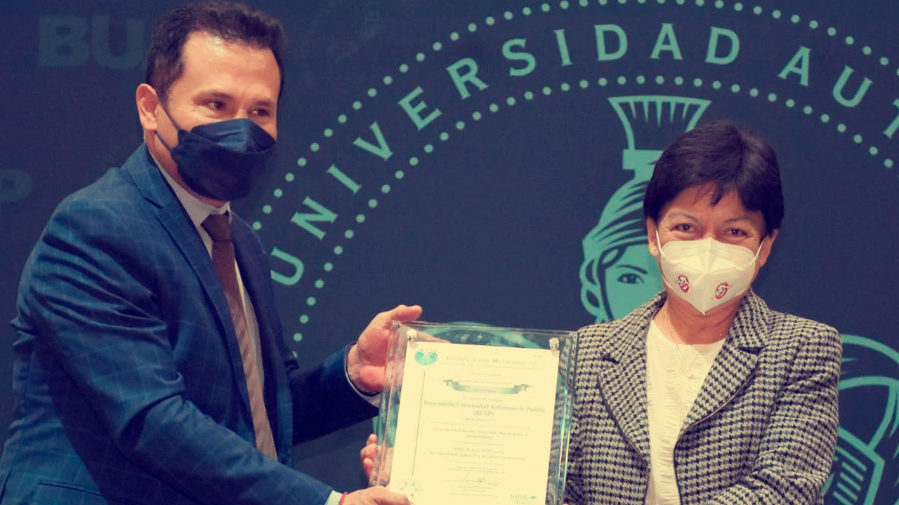 BUAP consigue certificado de la Norma Mexicana en Igualdad Laboral y No Discriminación