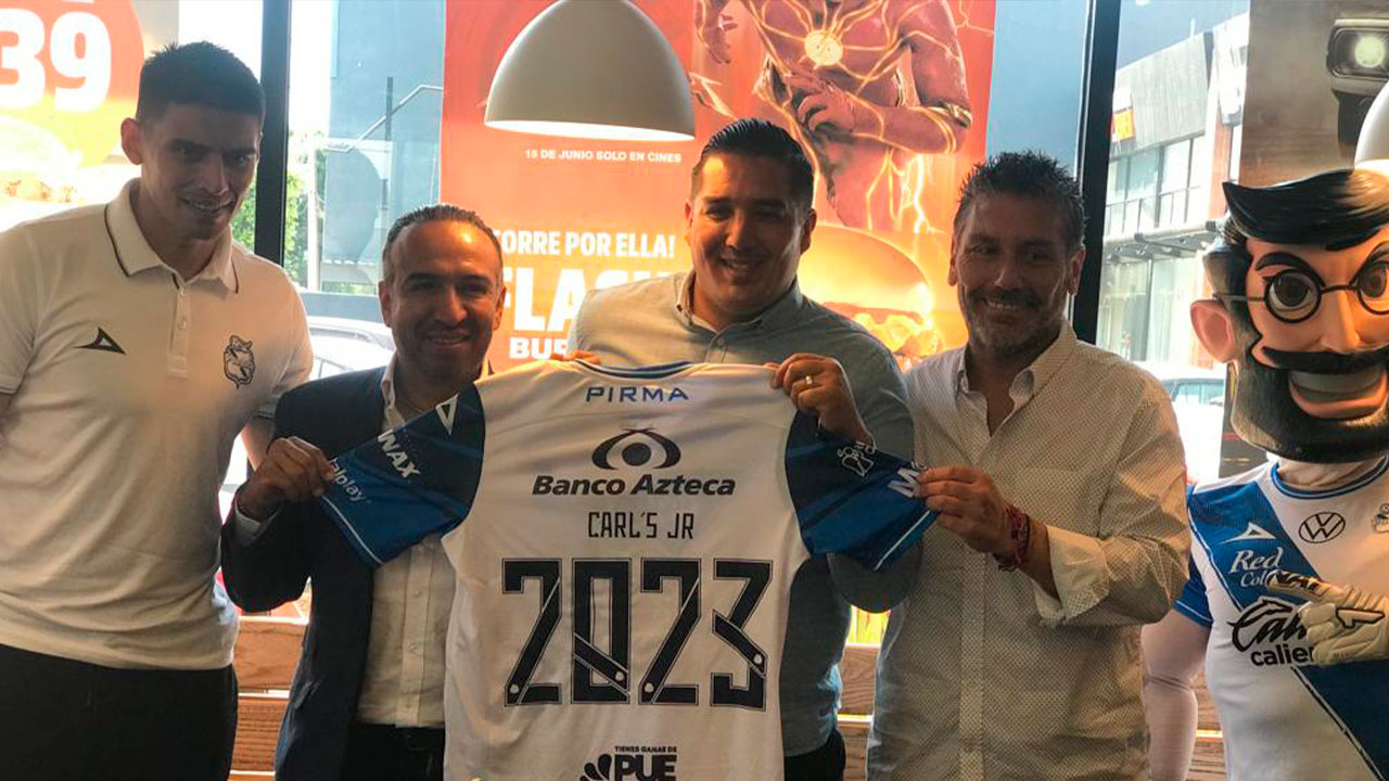 Carl's Junior es el nuevo patrocinador del Club Puebla 