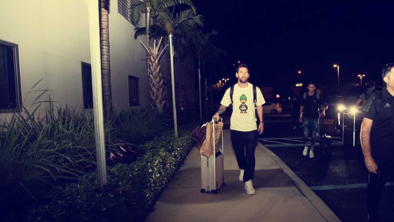Messi llega a Miami