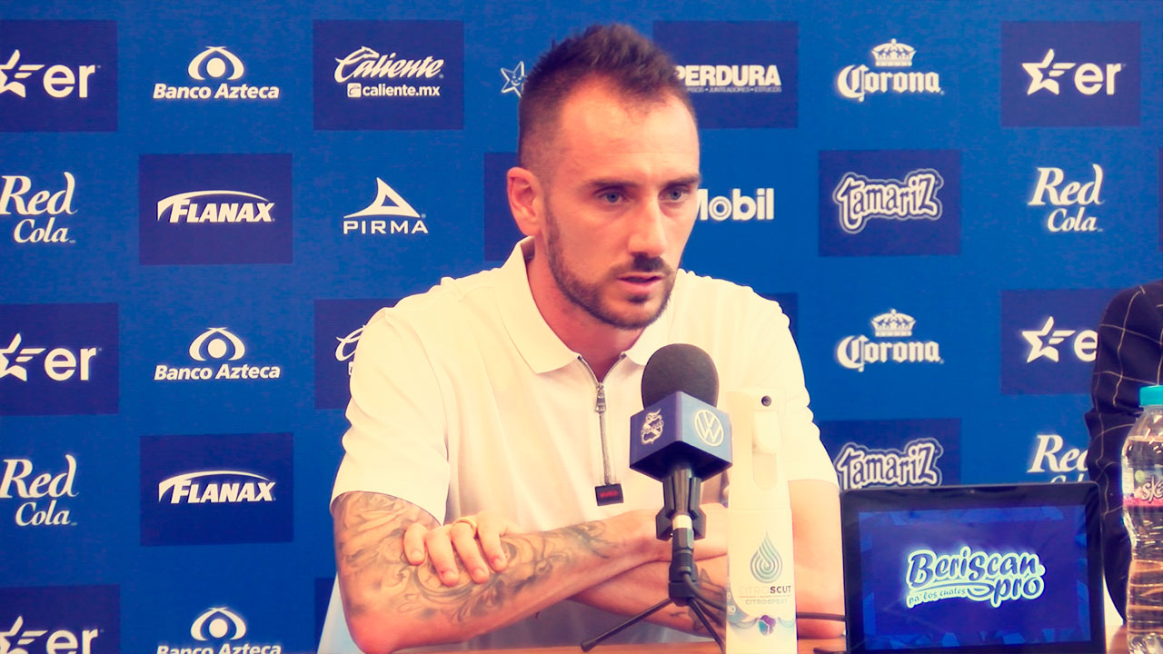 Federico Mancuello se despide del Club Puebla
