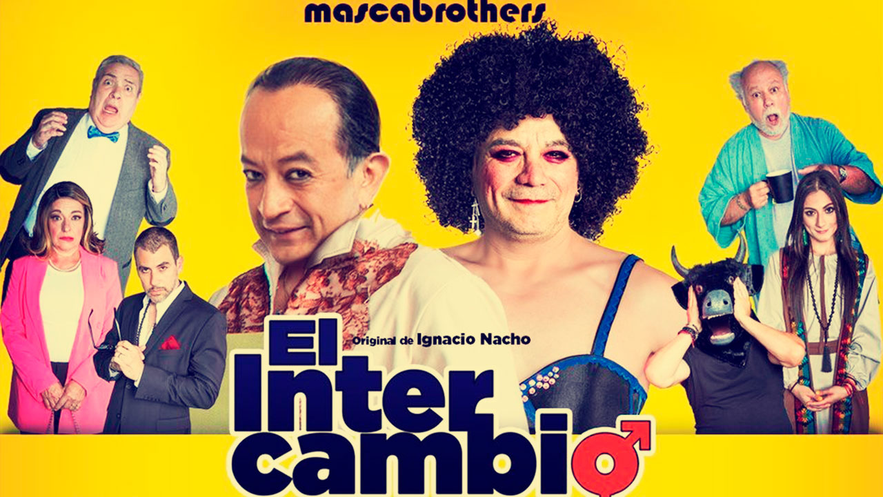 Fredy Ortega y la obra de teatro "El Inter cambio"