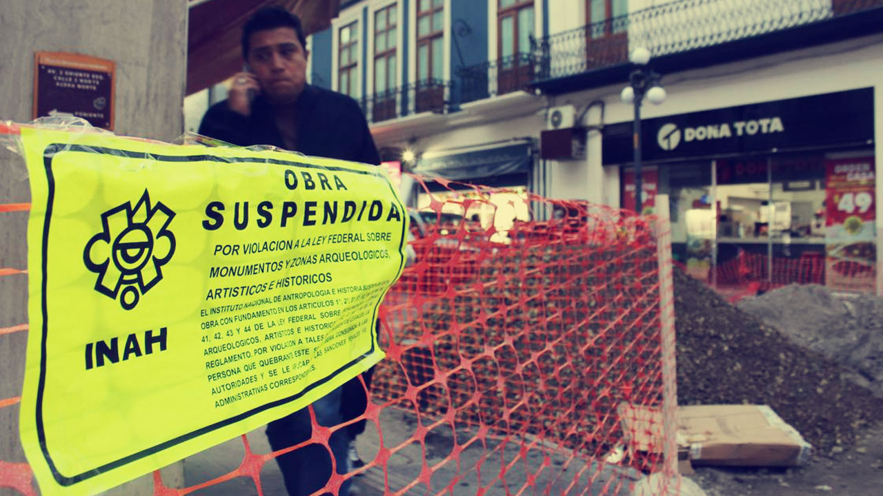 Reanudación de Obras en Calles Históricas de Puebla tras Suspensión del INAH