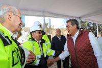 Inicia Sergio Salomón distribuidor vial Periférico Ecológico-Bulevar Atlixcáyotl