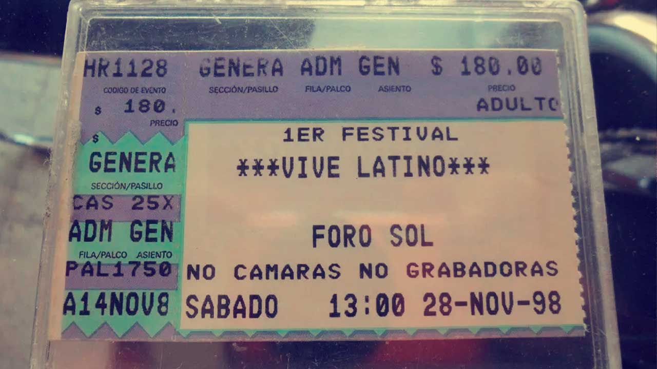 Jueves Retro:  Las Primeras Ediciones del Vive Latino