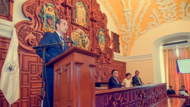 EXPONE MARIO RIESTRA SU PLAN DE GOBIERNO ANTE EL CONSEJO UNIVERSITARIO DE LA BUAP