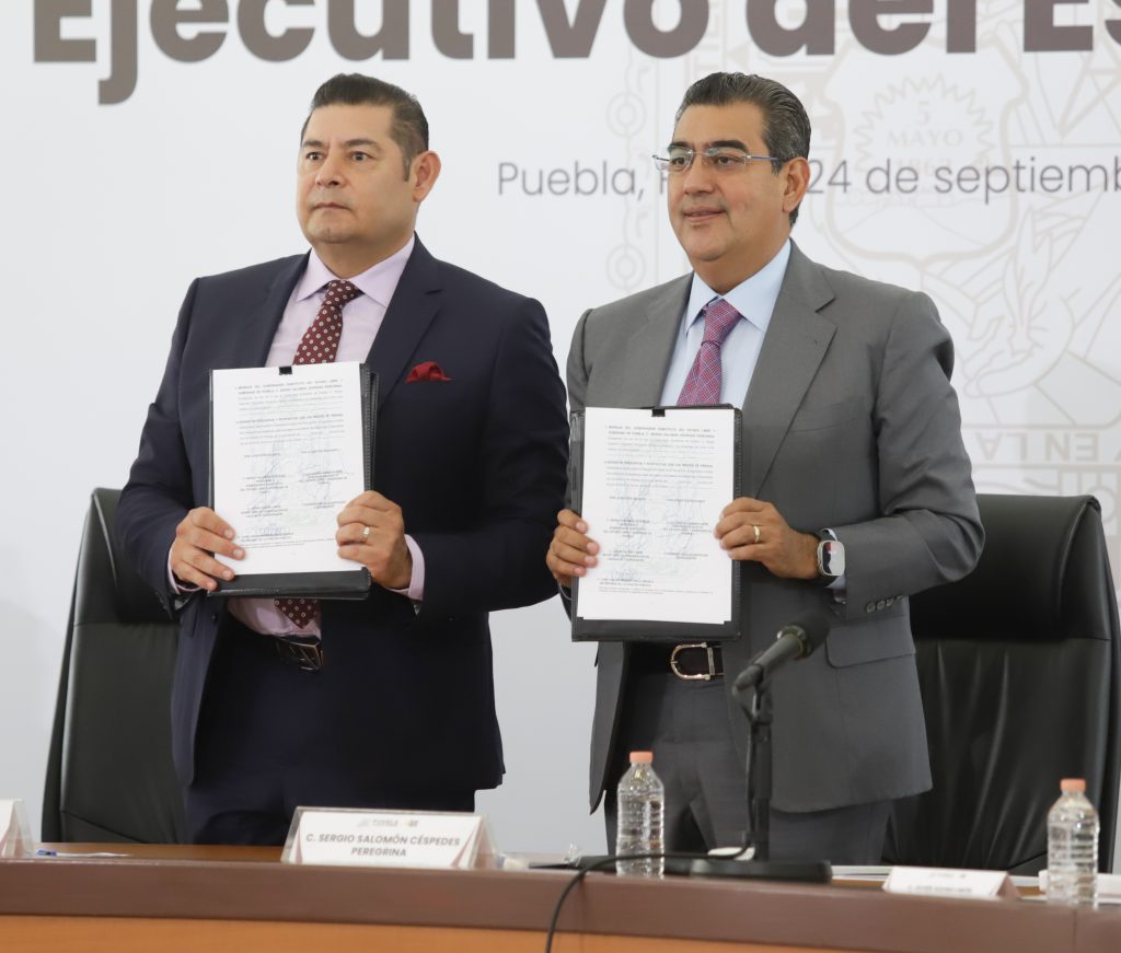 Inician Sergio Salomón y Alejandro Armenta proceso de Transición del Poder Ejecutivo