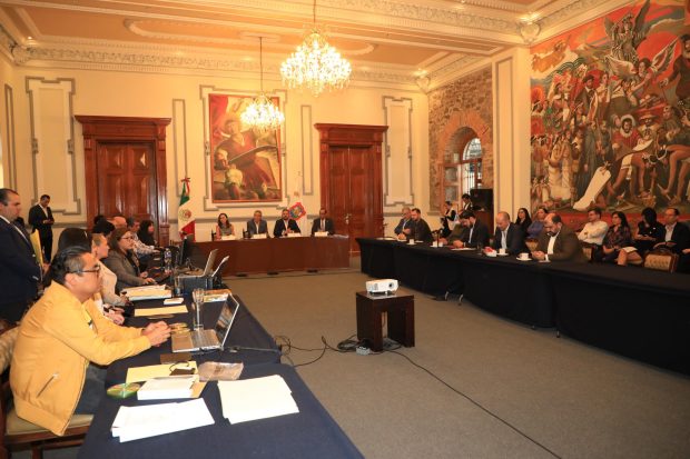 Concluye firma de acta de la entrega-recepción del Ayuntamiento de Puebla