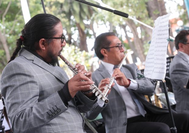 Deleitó la Banda Sinfónica Municipal a familias poblanas en domingo cultural