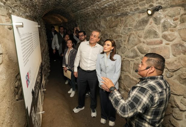 Pepe Chedraui recorrió el Puente de Bubas y el Pasaje Sitio Histórico 5 de Mayo