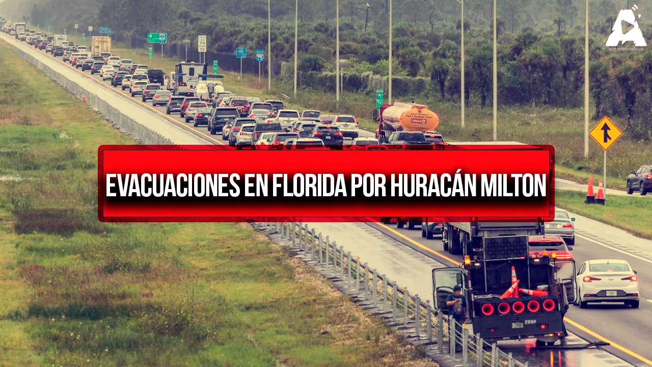 Evacuaciones en Florida por Huracán Milton