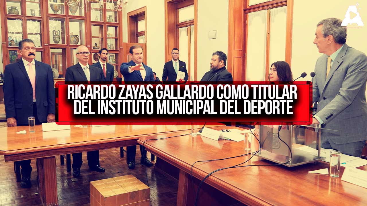 Pepe Chedraui Toma Protesta a Ricardo Zayas Gallardo como Titular del Instituto Municipal del Deporte