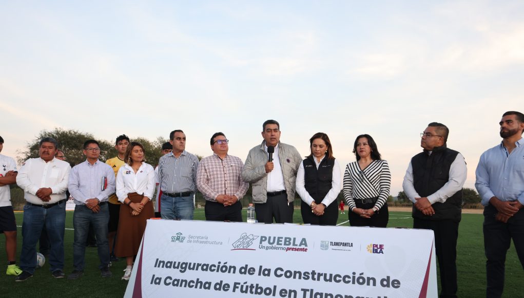 Detona gobierno de Sergio Salomón obras para mejorar movilidad y tejido social