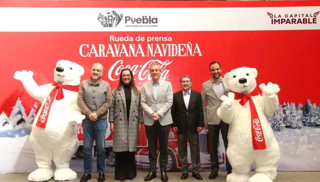 Invita Gobierno de la Ciudad a disfrutar de la Caravana Navideña Coca-Cola 2024