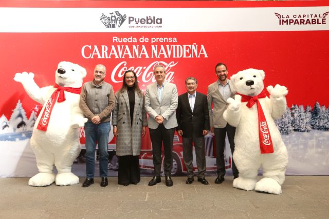 Invita Gobierno de la Ciudad a disfrutar de la Caravana Navideña Coca-Cola 2024