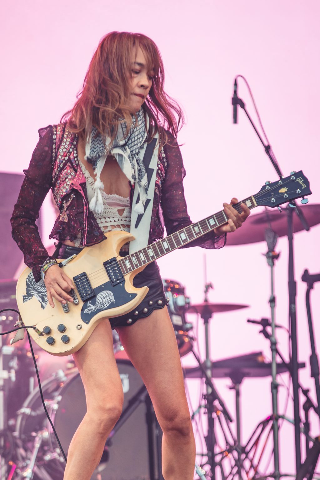 Blonde Redhead en el Corona Capital 2024. Foto: Ludwin Cuevas