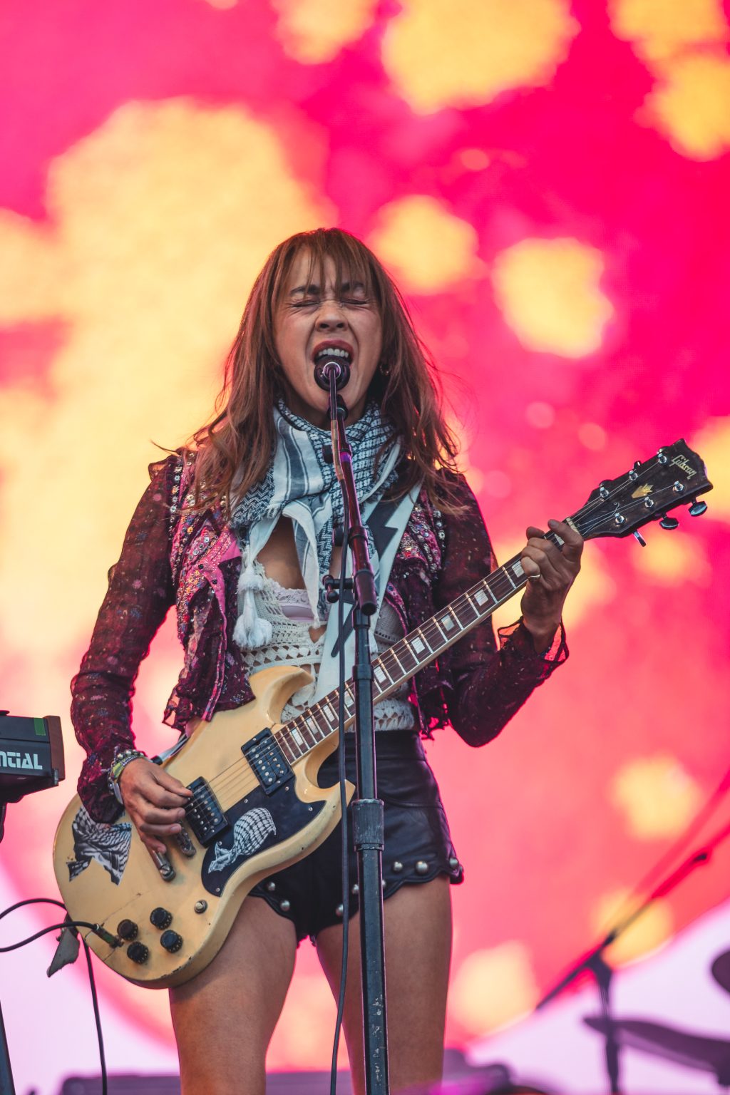 Blonde Redhead en el Corona Capital 2024. Foto: Ludwin Cuevas