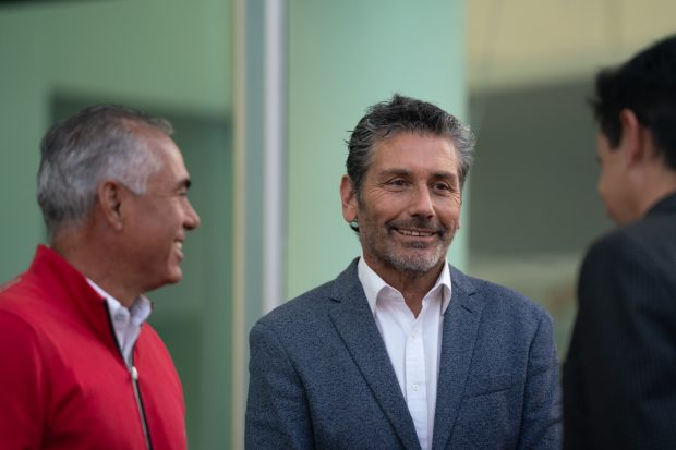 Edgar Plascencia y Carlos Poblete en el XV Aniversario de Estamos Al Aire