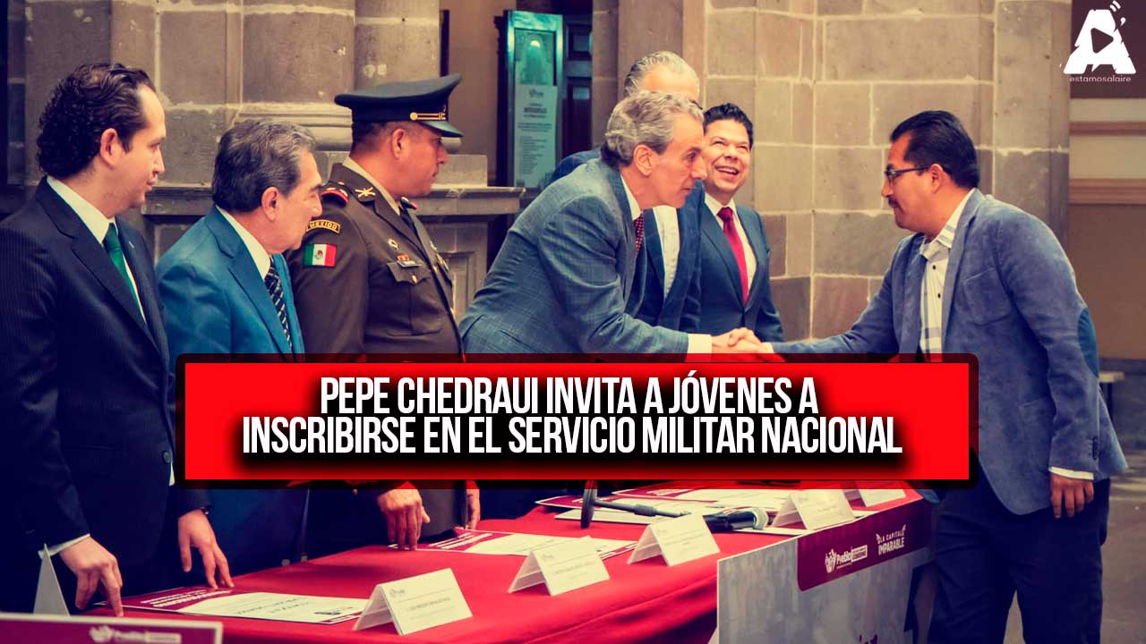 Pepe Chedraui invita a jóvenes a inscribirse en el Servicio Militar Nacional