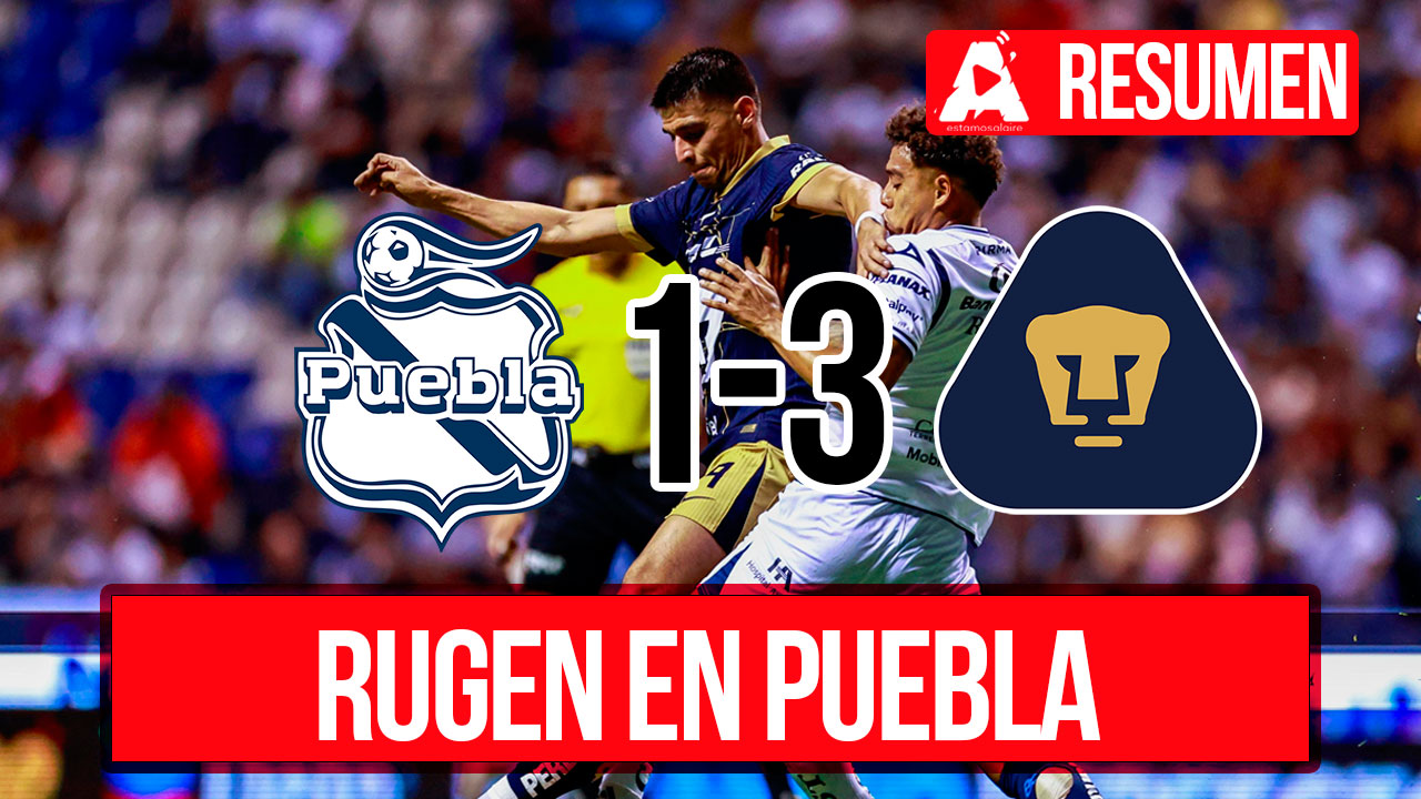 Puebla vs Pumas 1-3