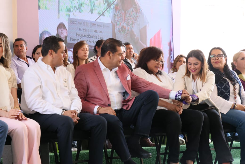 Casas Carmen Serdán son refugios seguros para mujeres, reconoce Olimpia Coral