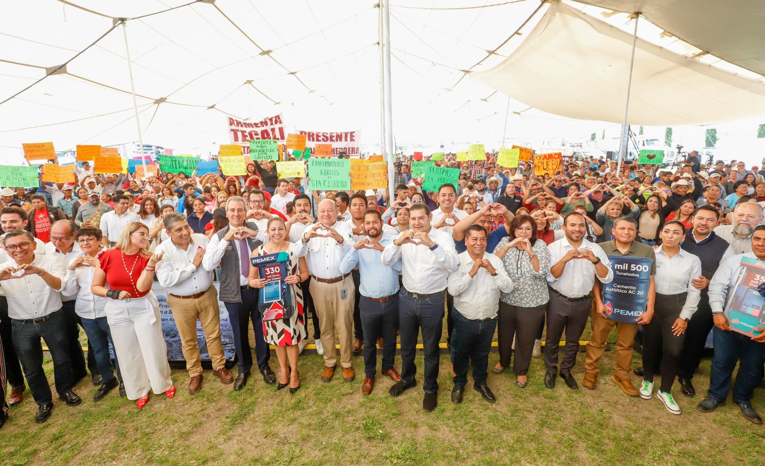PEMEX premia a Puebla por combate al huachicol