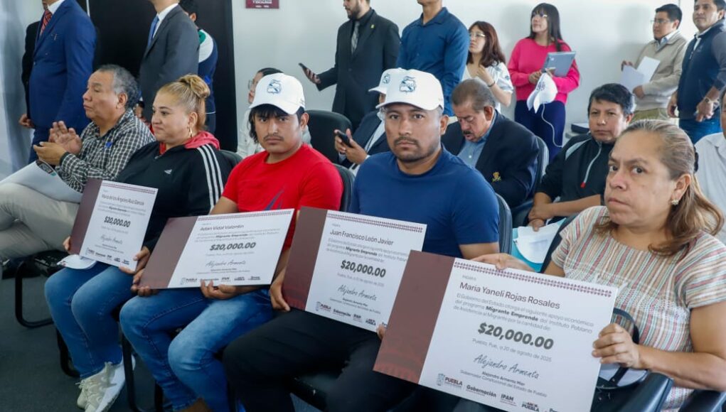 Con apoyos e impulso a la inversión, Gobierno de Puebla cobija a migrantes