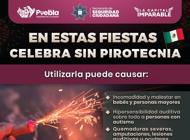 Protección Civil Puebla: operativo especial Fiestas Patrias