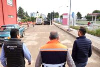 Rehabilitación vial en Loma Bella avanza en Puebla
