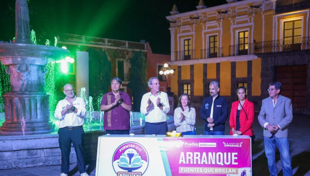 Pepe Chedraui arranca “Fuentes que Brillan” en Puebla