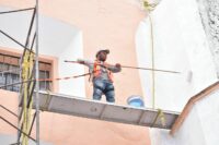 Preserva Puebla su patrimonio con mantenimiento en templos del Centro Histórico