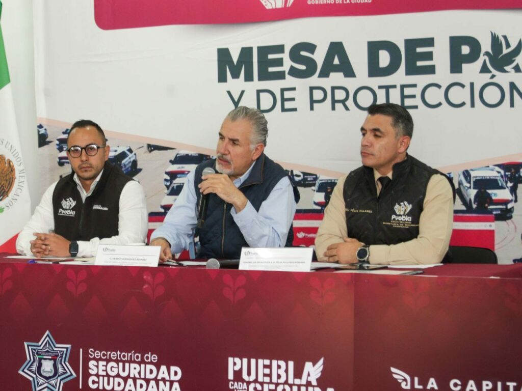 Puebla presenta resultados positivos en operativos de seguridad