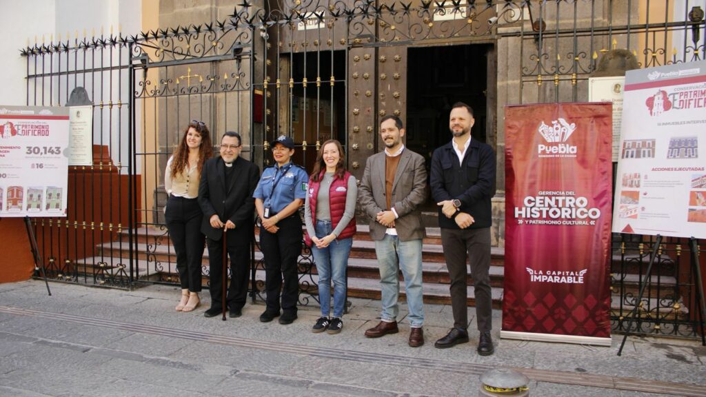 Mantenimiento a templos e inmuebles del Centro Histórico de Puebla