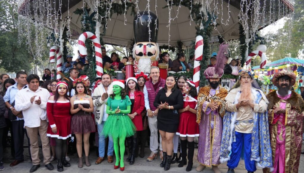 Celebra Pepe Chedraui convivencia navideña con posada en Totimehuacan