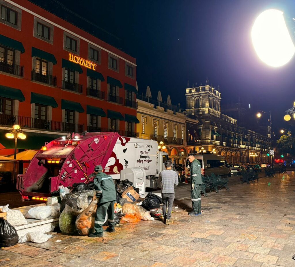 Recolección de basura se suspende el 25 de diciembre en Puebla